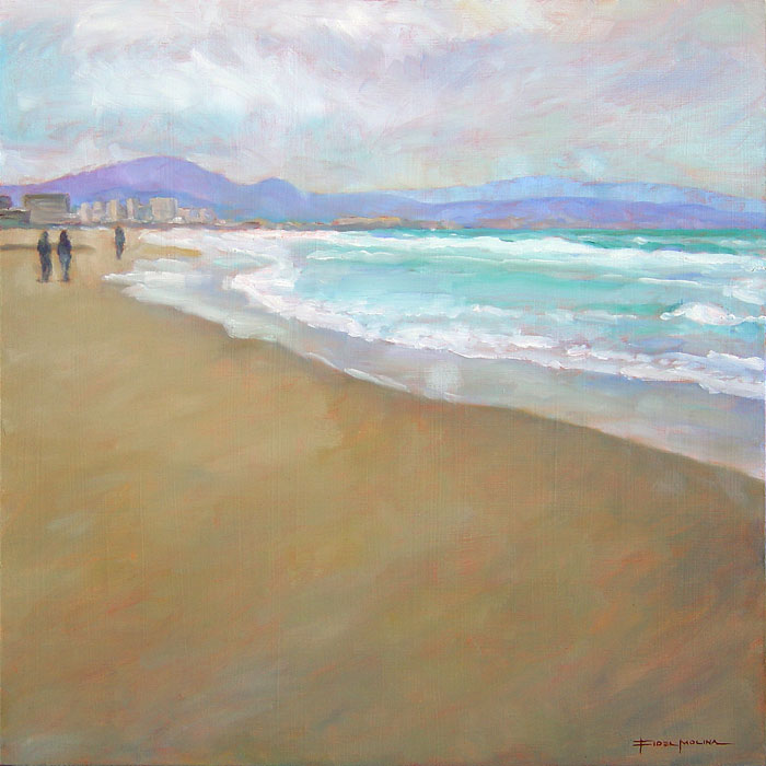 Playa de San Juan en abril