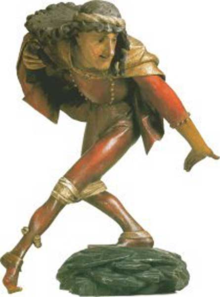 Escultura de bailarín moro