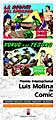 Cartel de la presentación del Premio Internacional "Luis Molina" de cómic, el 3 de enero de 2007