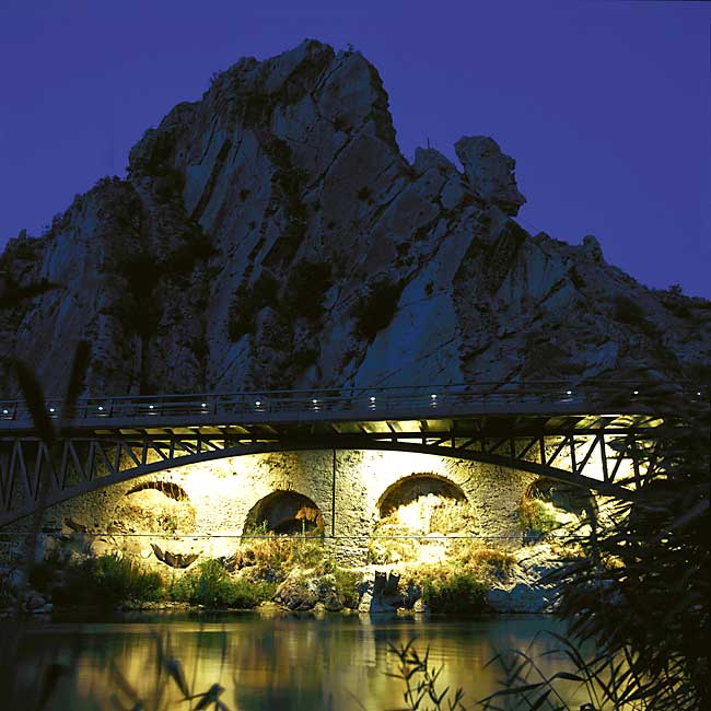 Paraje de "La Piedra del Barco", en Las Escanales