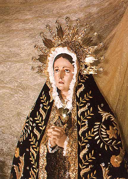 Virgen de los Dolores, patrona de Blanca