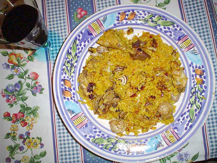 Arroz y conejo