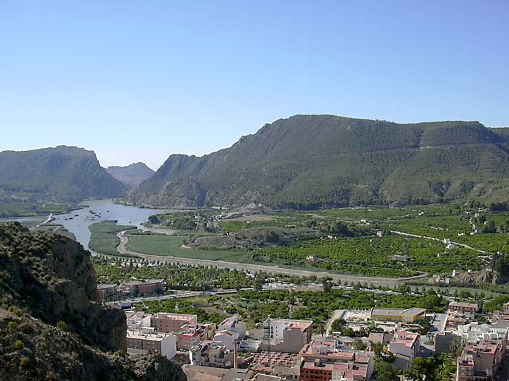 Vista parcial desde el mirador de la Virgen Blanca