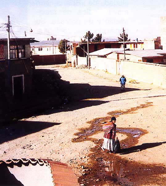 Barrio de la ciudad de El Alto, en Bolivia